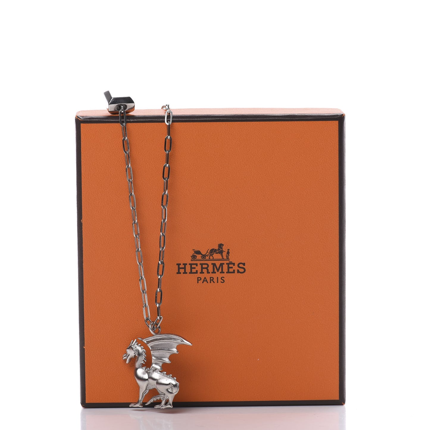 Palladium Talismans Dragon Aile Pendant Necklace
