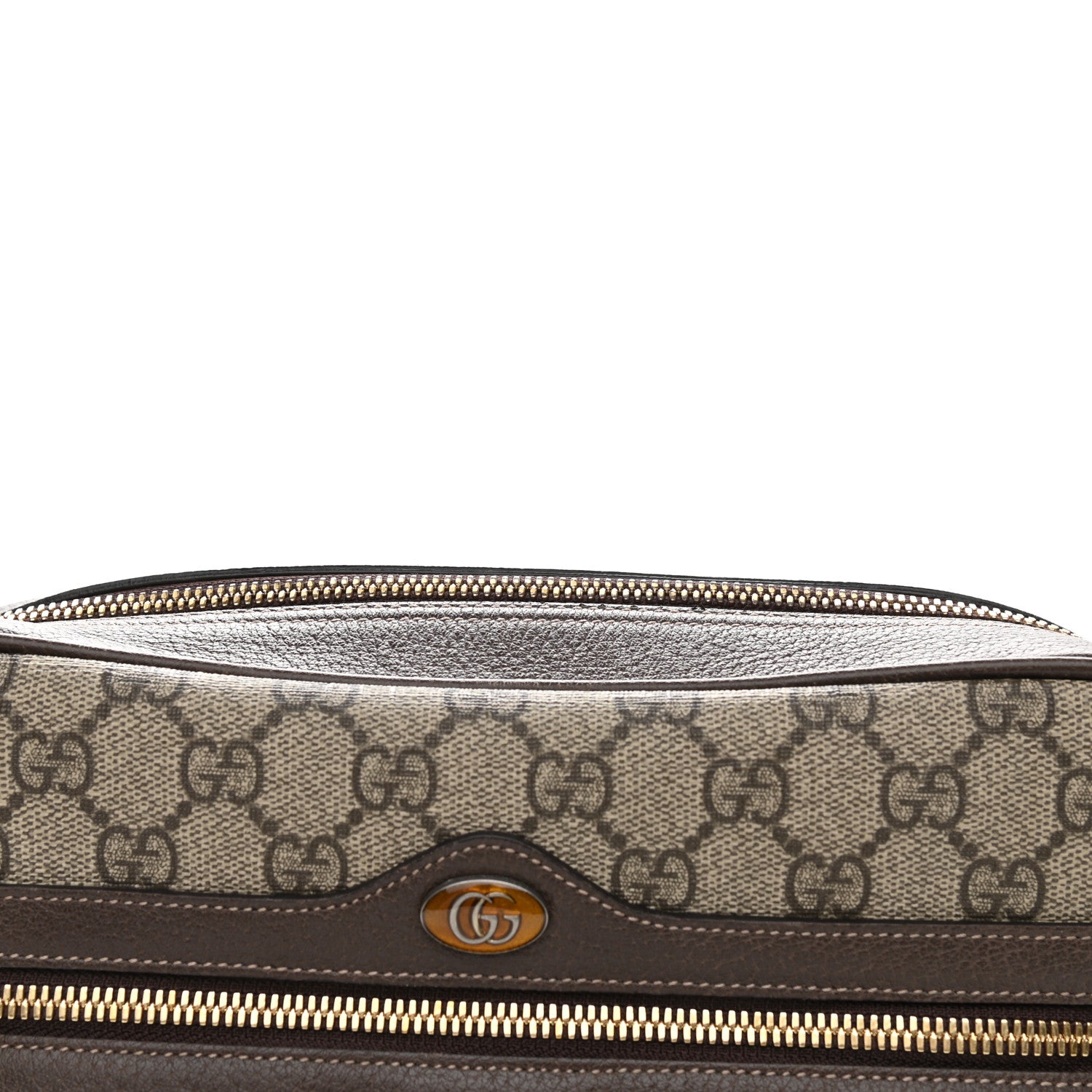 Gucci GG Supreme Monogram Web Small Ophidia Shoulder Bag Brown 11 of 11