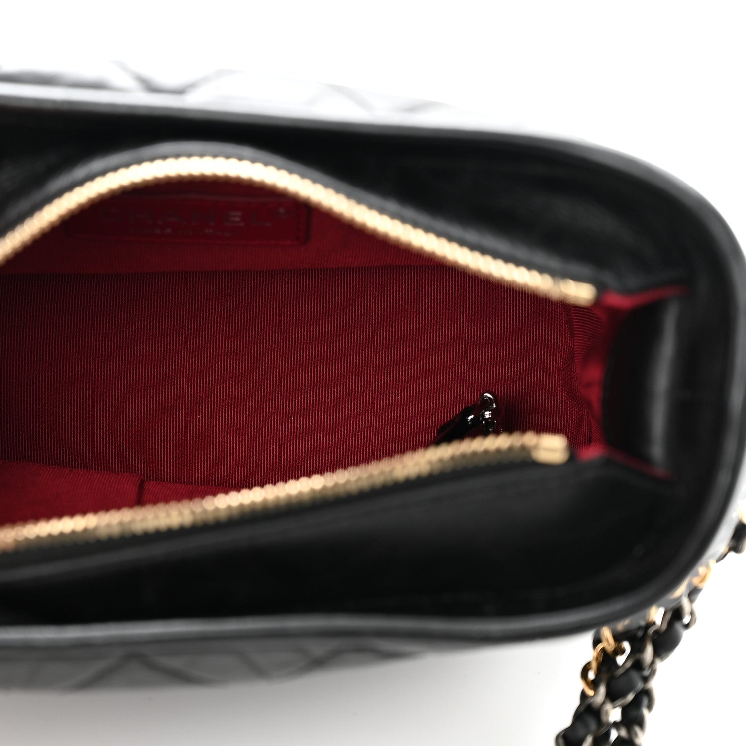 Chanel Aged Calfskin Quilted Small Gabrielle Hobo Black 6 of 11