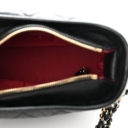 Chanel Aged Calfskin Quilted Small Gabrielle Hobo Black 6 of 11