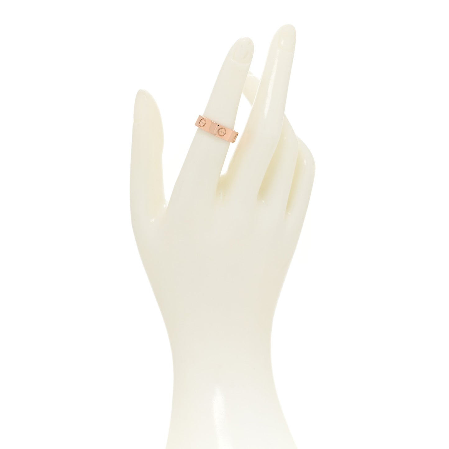 18K Pink Gold 5.5mm LOVE Ring 53 6.25