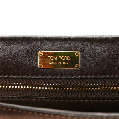 Tom Ford Suede Jennifer Saddle Bag Brown 5 of 7
