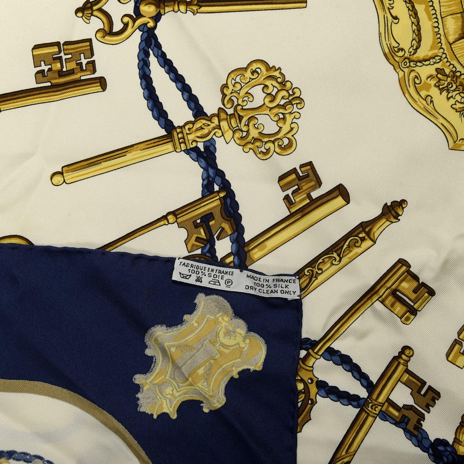 Hermes Silk Keys Les Cles Scarf 90 4 of 6