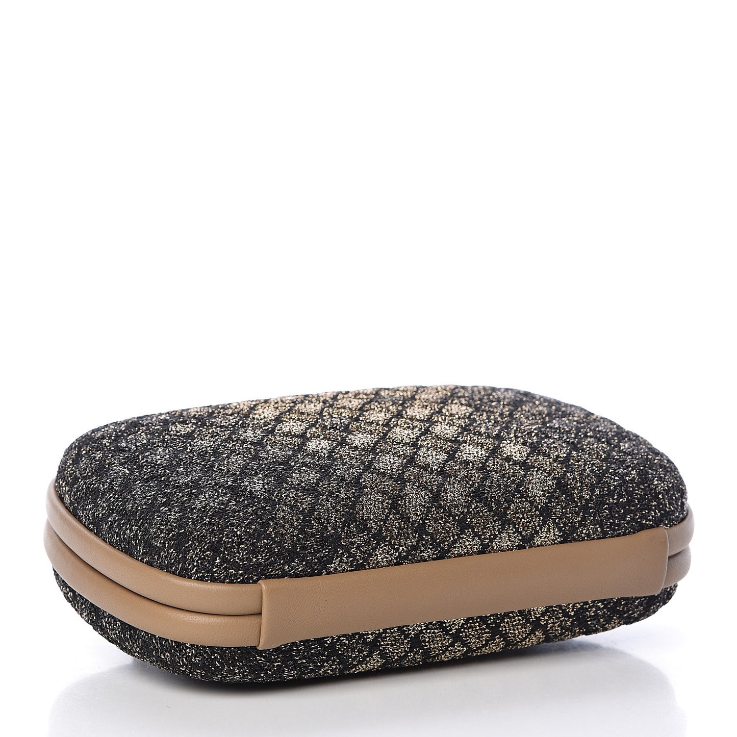 Lurex Intrecciato Chain Knot Clutch