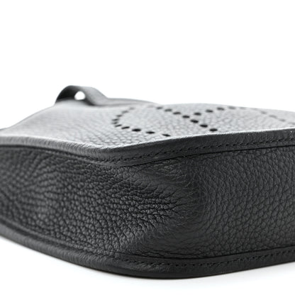 Hermes Taurillon Clemence Evelyne TPM Black 9 of 11