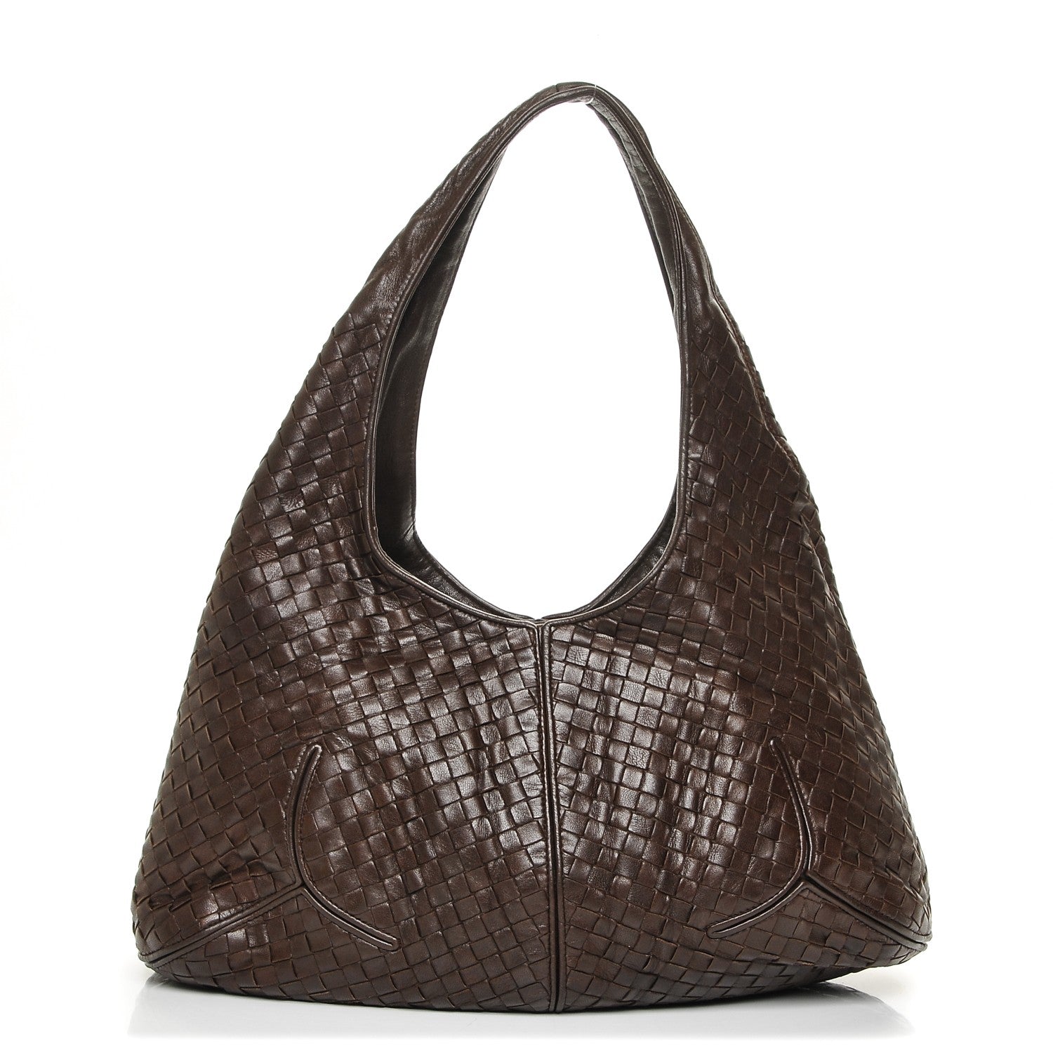 Bottega Veneta Nappa Intrecciato Ball Hobo Ebano 1 of 6