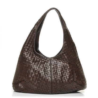 Bottega Veneta Nappa Intrecciato Ball Hobo Ebano 1 of 6