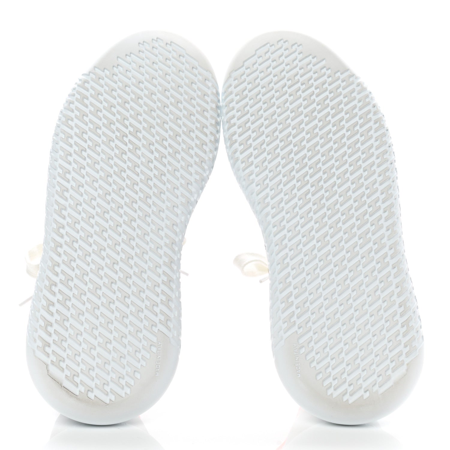 Hermes Knit Suede Goatskin Womens Crew Sneakers 36 Prunoir White 5 of 9