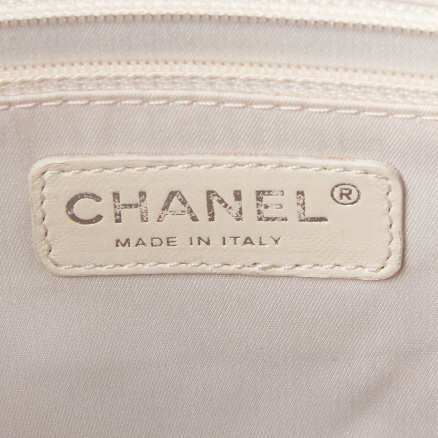 Metallic Coated Canvas Large Paris Biarritz Tote Gold