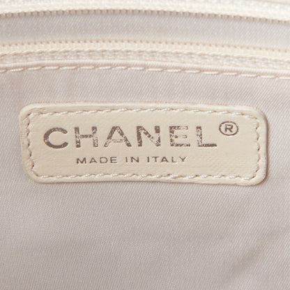 Chanel Metallic Coated Canvas Large Paris Biarritz Tote Gold 10 of 11