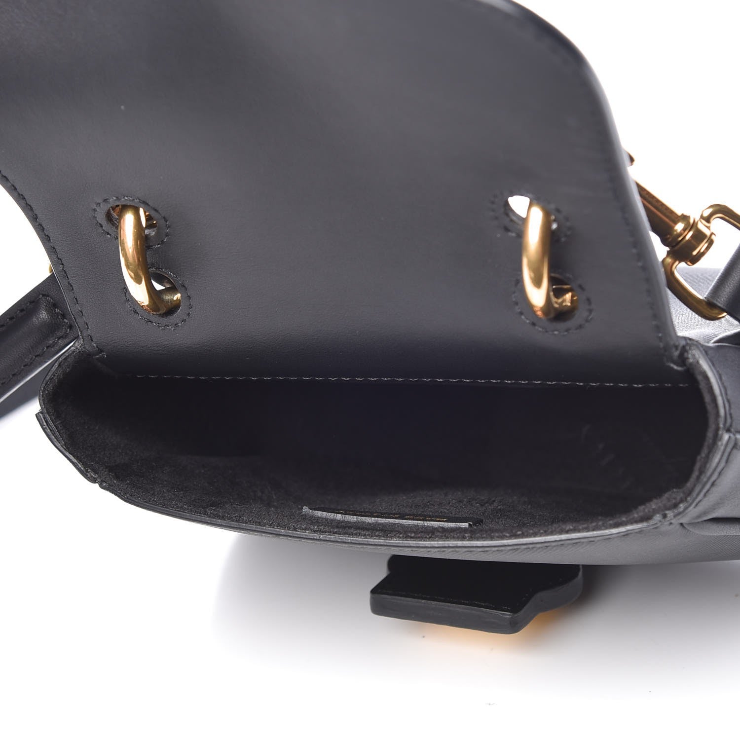 Burberry Trench Calfskin Mini DK88 Top Handle Bag Black 5 of 10