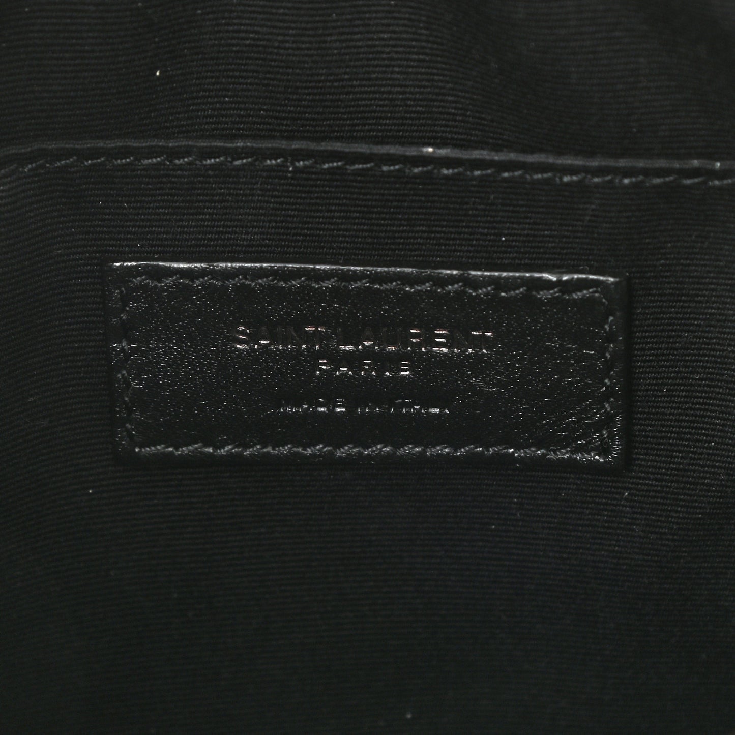 Patent Calfskin Matelasse Monogram Lou Camera Bag Black