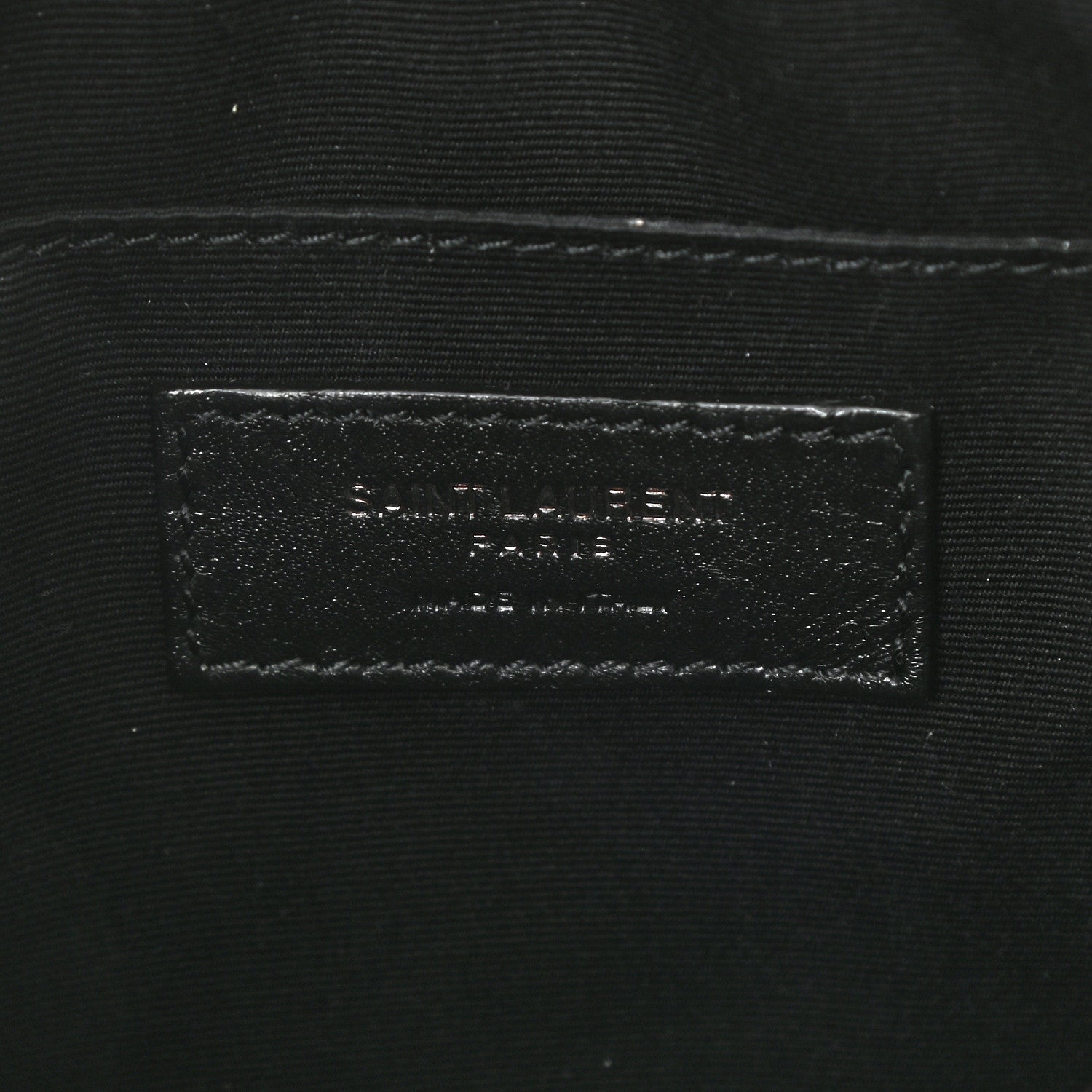 Saint Laurent Patent Calfskin Matelasse Monogram Lou Camera Bag Black 6 of 8