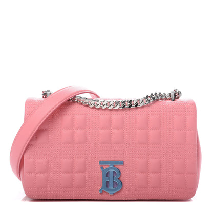Burberry Lambskin Quilted Small Lola Bag Candy Floss 1 of 10
