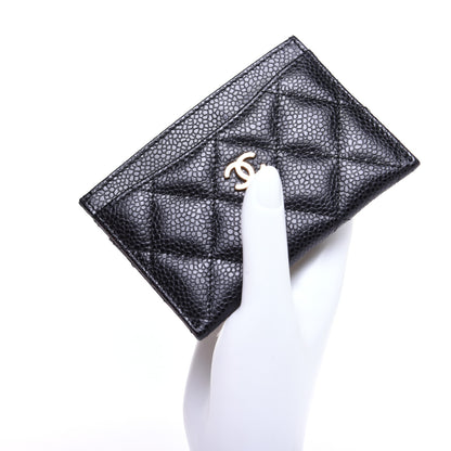 Chanel Caviar Quilted Card Holder Black 2 of 11