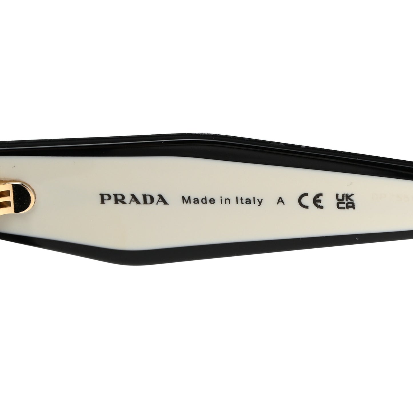 Acetate Sunglasses SPR 14W Black White