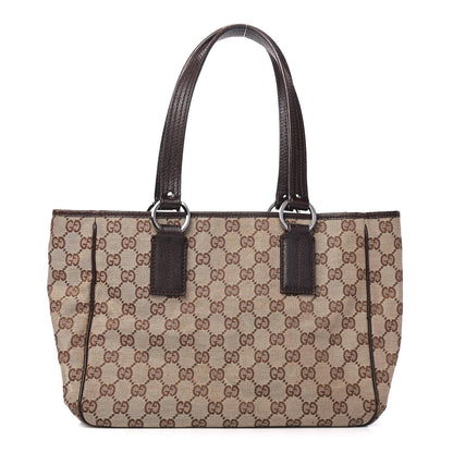 Gucci Monogram Medium Tote Dark Brown 1 of 5