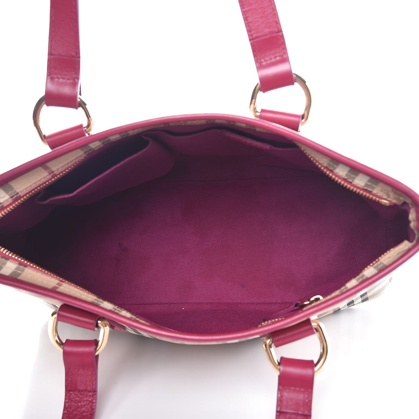 Haymarket Check Medium Regent Tote Dark Pink