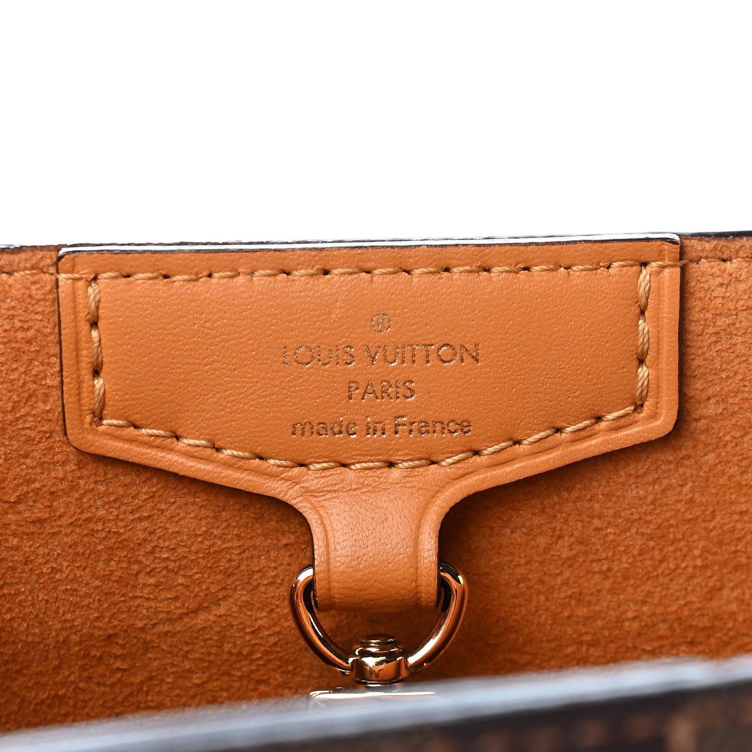 Louis Vuitton Damier Ebene Belmont PM Safran 5 of 7