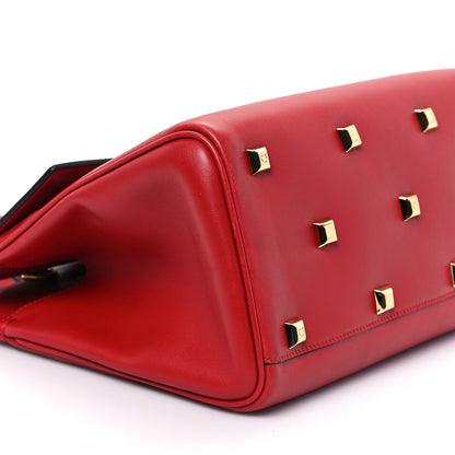 Salvatore Ferragamo Calfskin Medium The Studio Bag Red 8 of 10