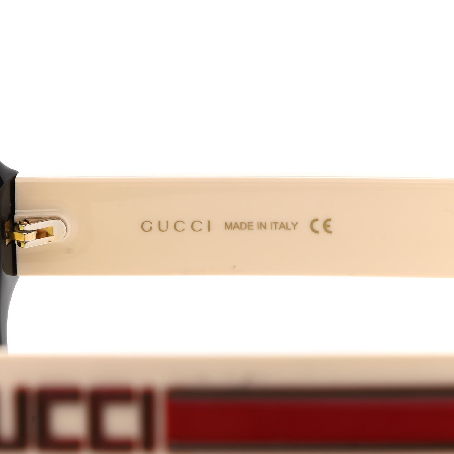 Gucci Acetate Sunglasses GG0255S Black Yellow 6 of 8