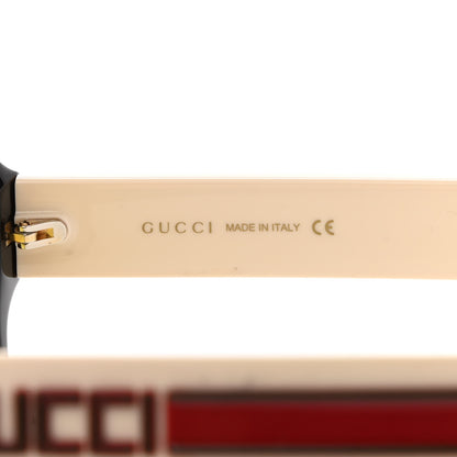 Gucci Acetate Sunglasses GG0255S Black Yellow 6 of 8