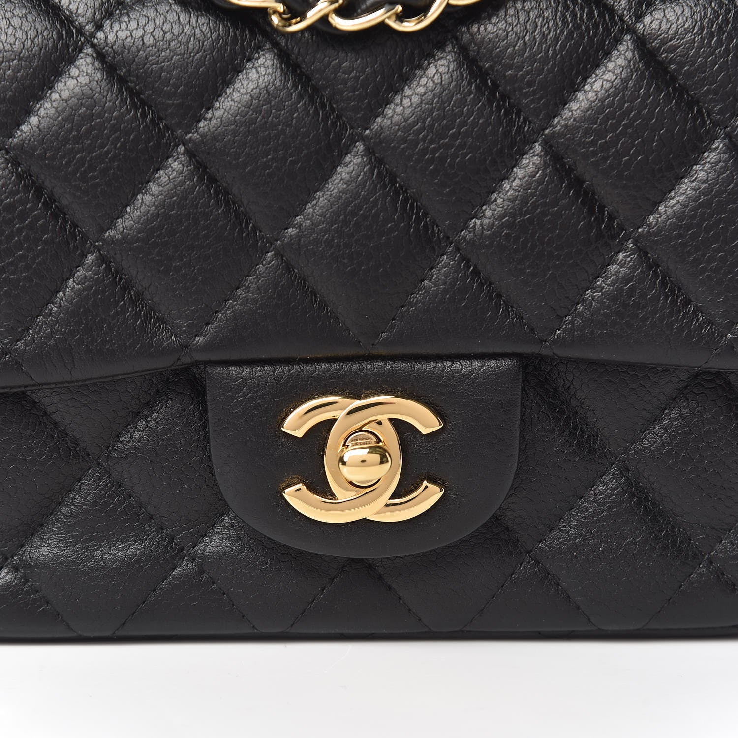 Chanel Caviar Quilted Mini Square Flap Black 10 of 11