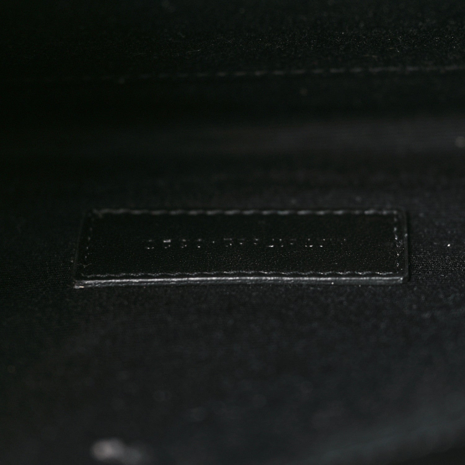 Saint Laurent Grain De Poudre Matelasse Chevron Monogram Envelope Clutch Black 7 of 10
