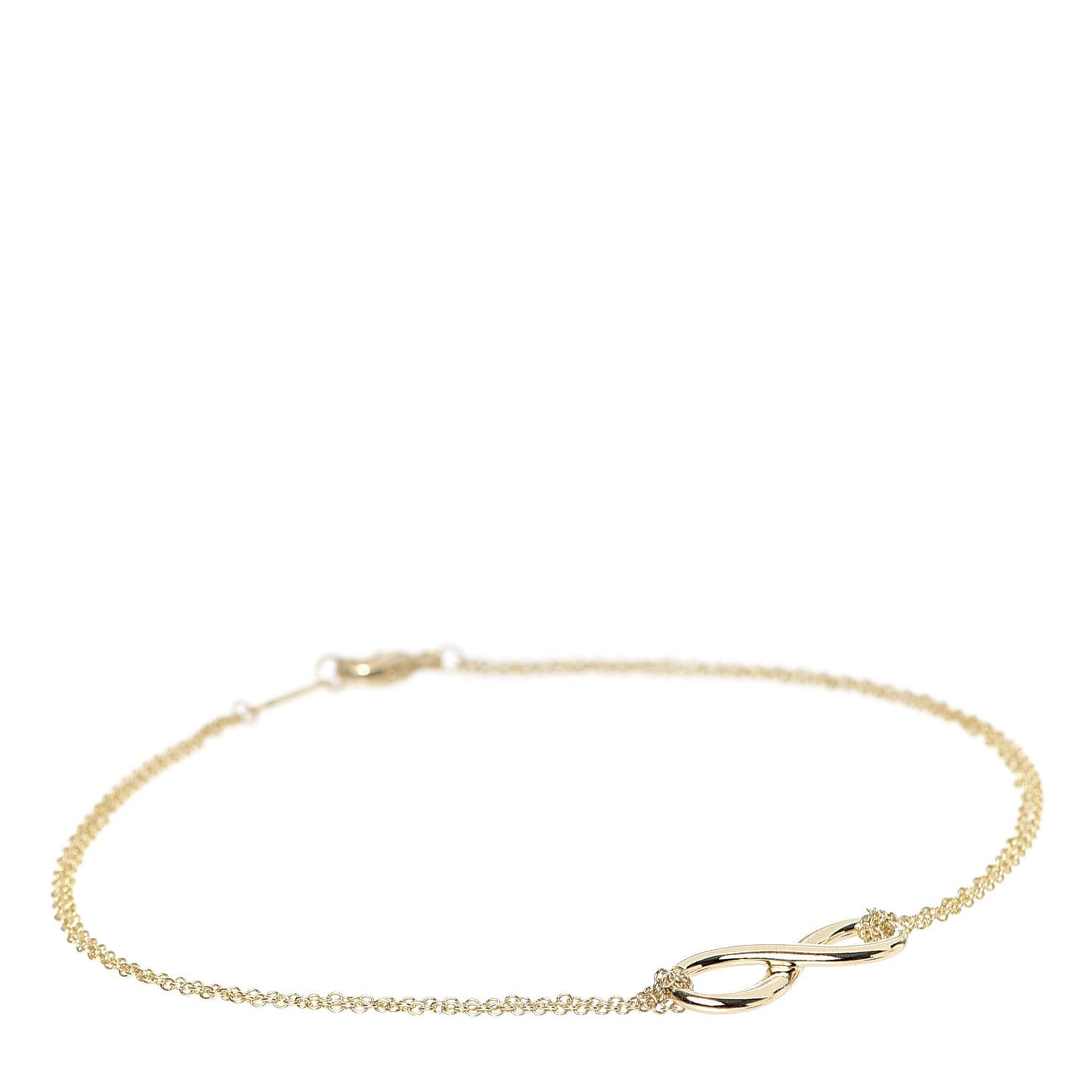 18K Yellow Gold Infinity Bracelet