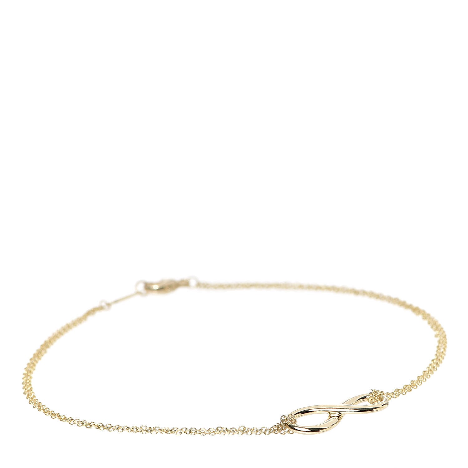 Tiffany 18K Yellow Gold Infinity Bracelet 1 of 6