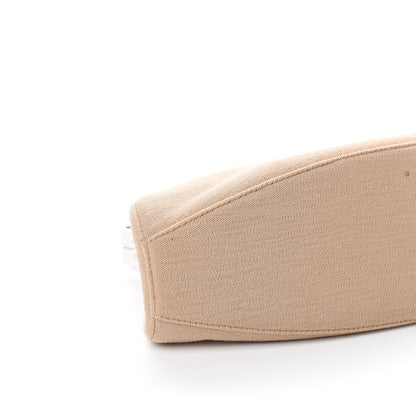 Chanel Jersey Frame Top Handle Bag Beige 8 of 9