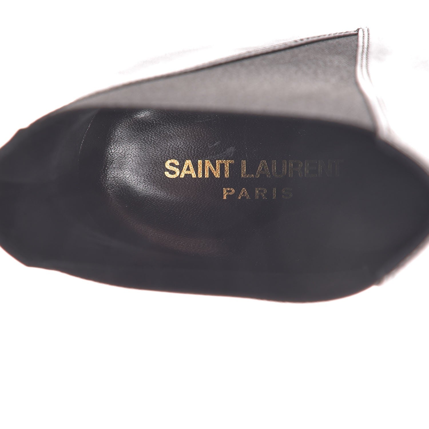 Saint Laurent Calfskin Janis 105 Ankle Boots 39.5 Black 7 of 9