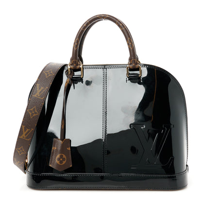 Louis Vuitton Patent Monogram Alma PM Black 1 of 10