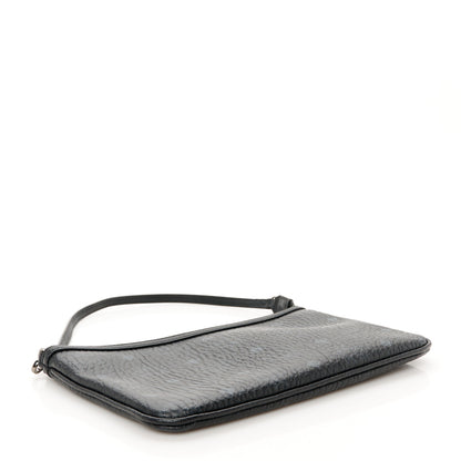 MCM Visetos Liz Shopper Tote Pouch Black 4 of 9