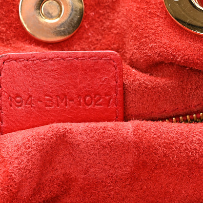 Christian Dior Lambskin Woven Lady Dior Shopping Tote Red 7 of 13