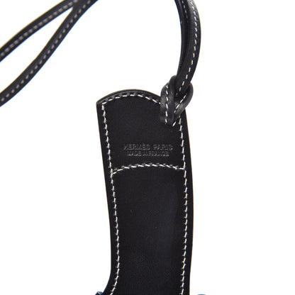 Hermes Butler Swift Paddock Botte Boot Bag Charm Black Rouge H 3 of 4