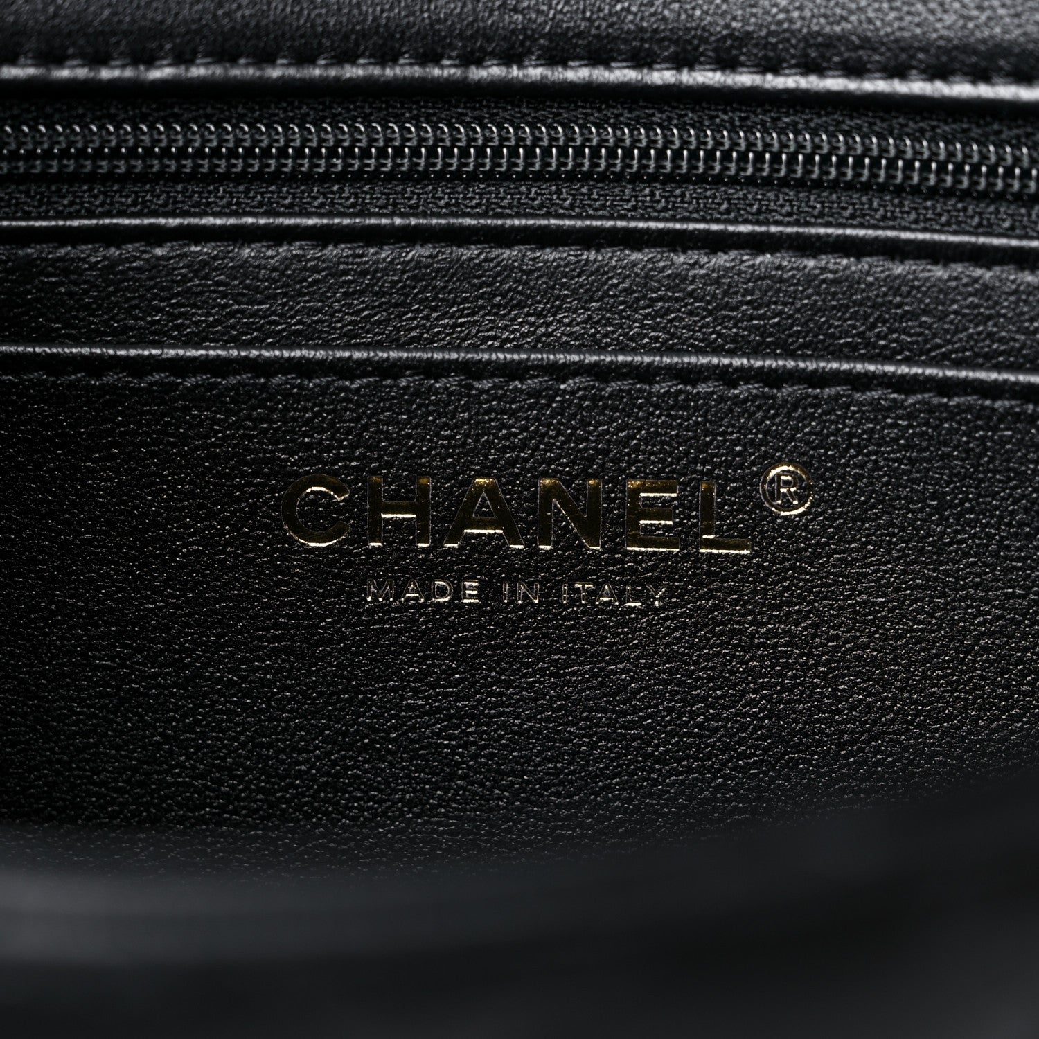 Chanel Lambskin Quilted Mini Top Handle Rectangular Flap Black 6 of 10