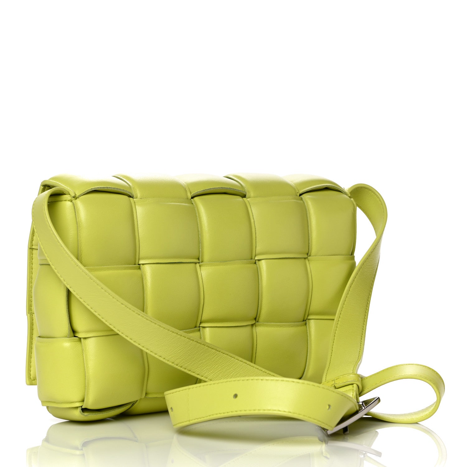 Bottega Veneta Nappa Maxi Intreccio Padded Cassette Crossbody Bag Seagrass 4 of 21