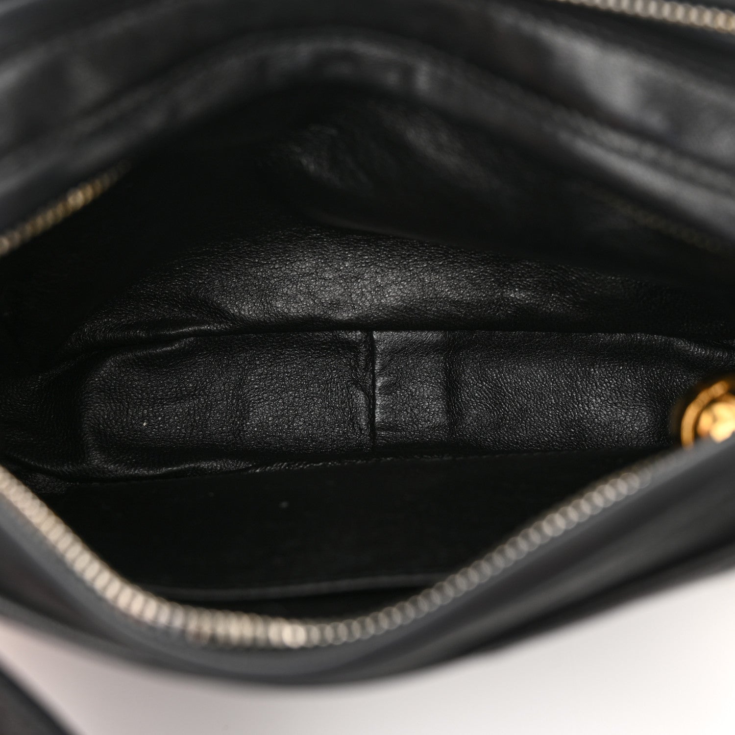 Chanel Lambskin Quilted Small Diamond CC Camera Case Black 6 of 15