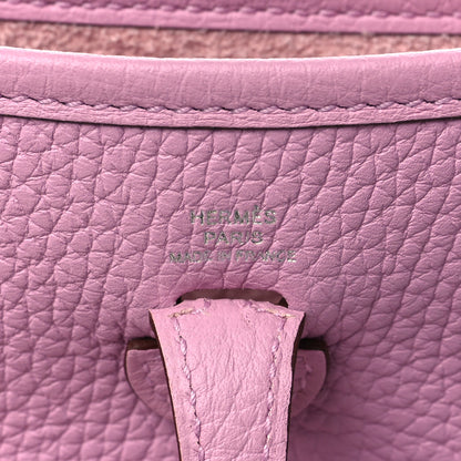 Hermes Taurillon Clemence Evelyne TPM Mauve Sylvestre 6 of 11