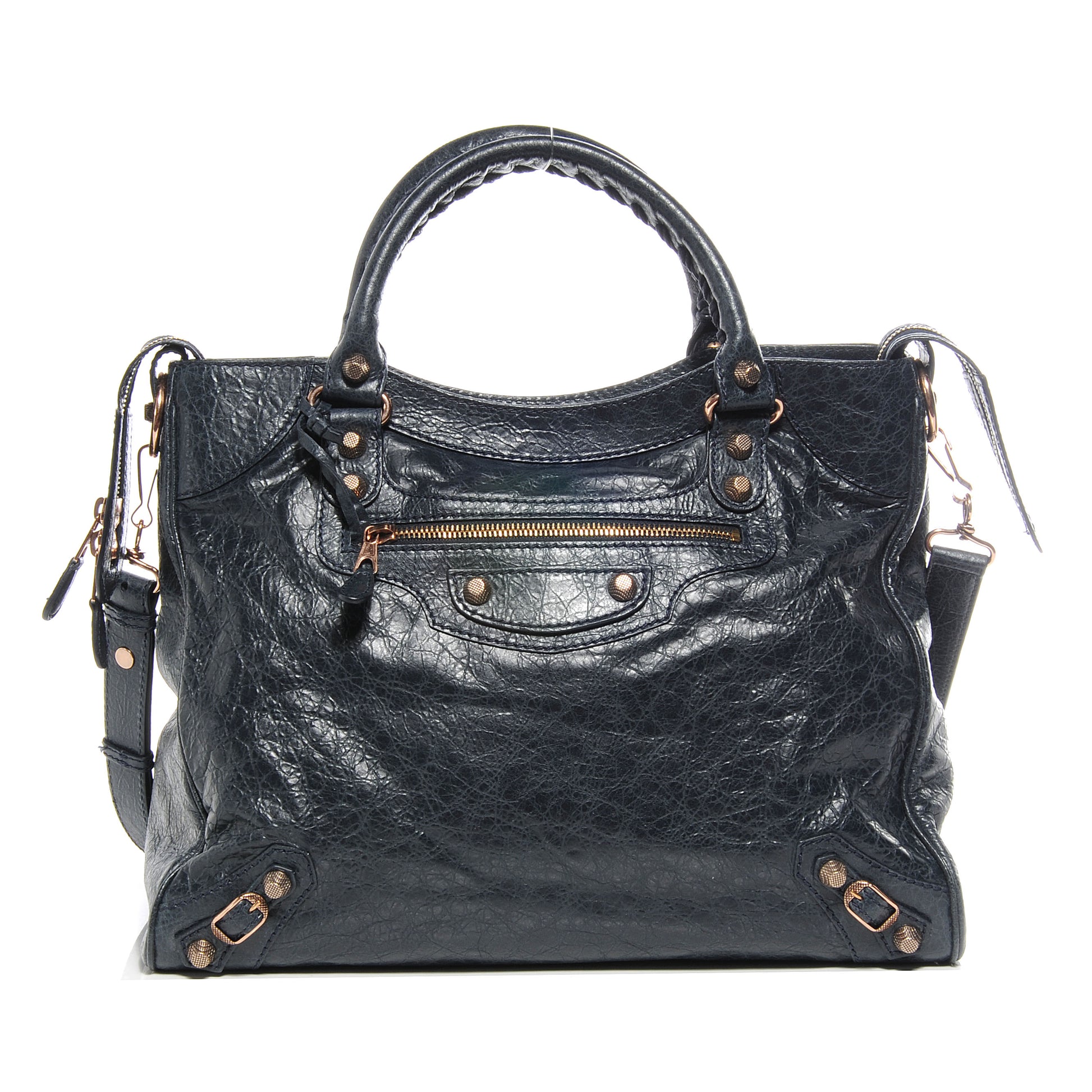 Balenciaga Agneau Giant 12 Rose Gold Hardware Velo Dark Night 1 of 7