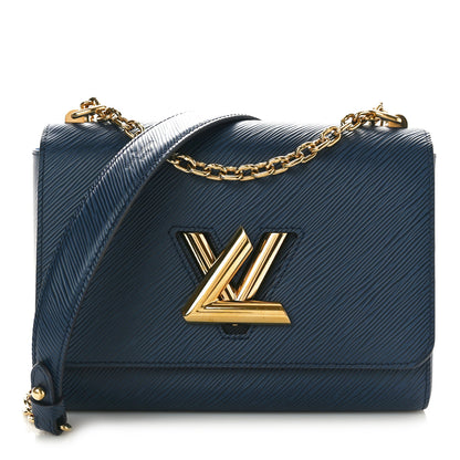 Louis Vuitton Epi Twist Shoulder Bag MM Indigo 1 of 10