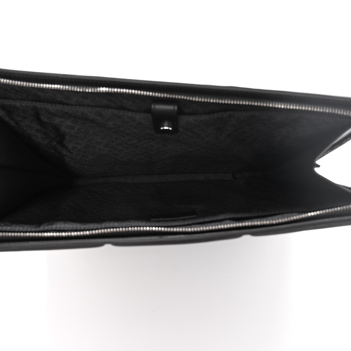 Embossed Nappa Laptop Case Black