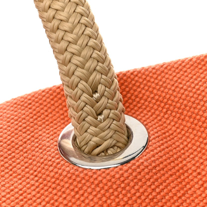 Hermes H Canvas Printed Escale A La Plage Beach Bag Acier 11 of 12