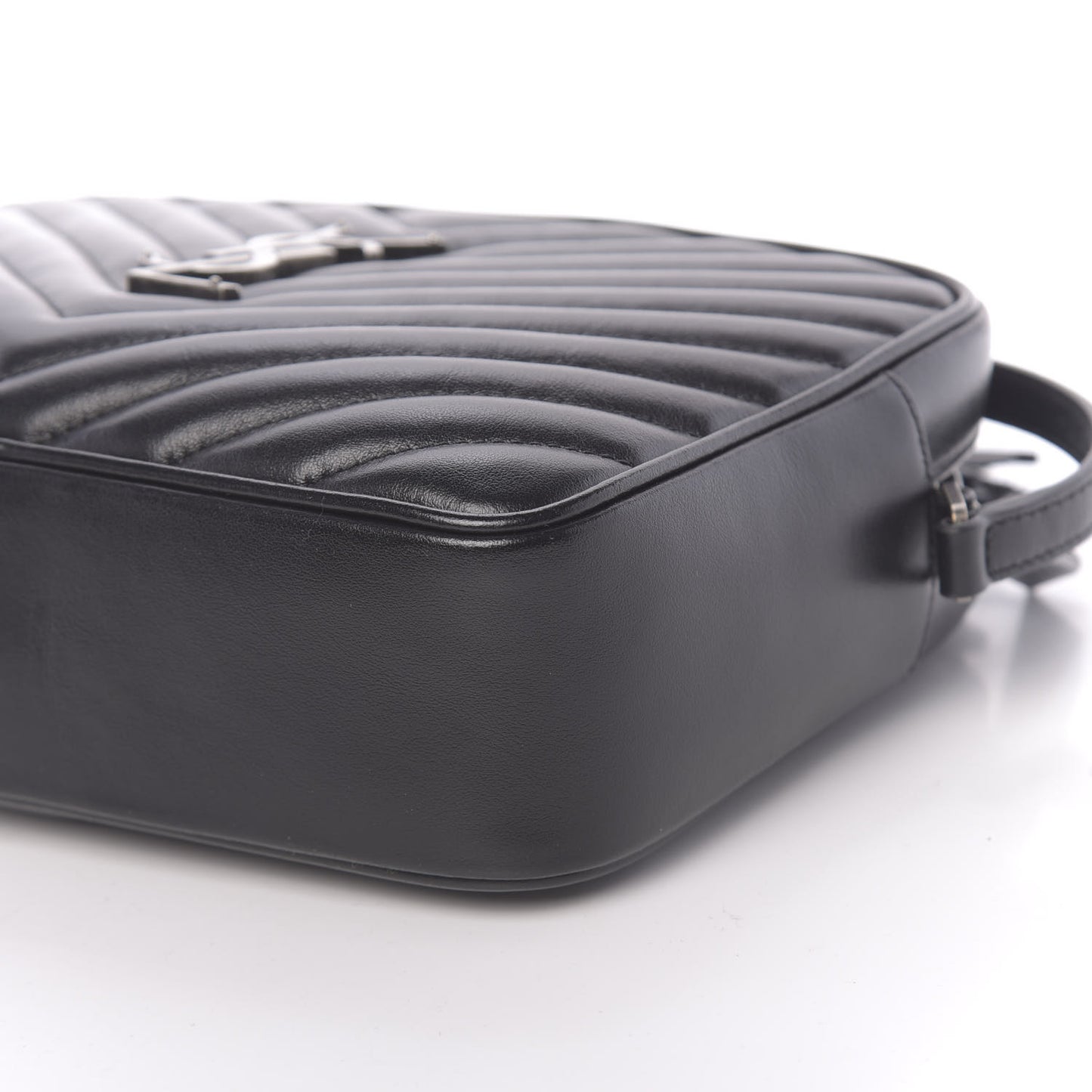 Calfskin Matelasse Monogram Lou Camera Bag Black