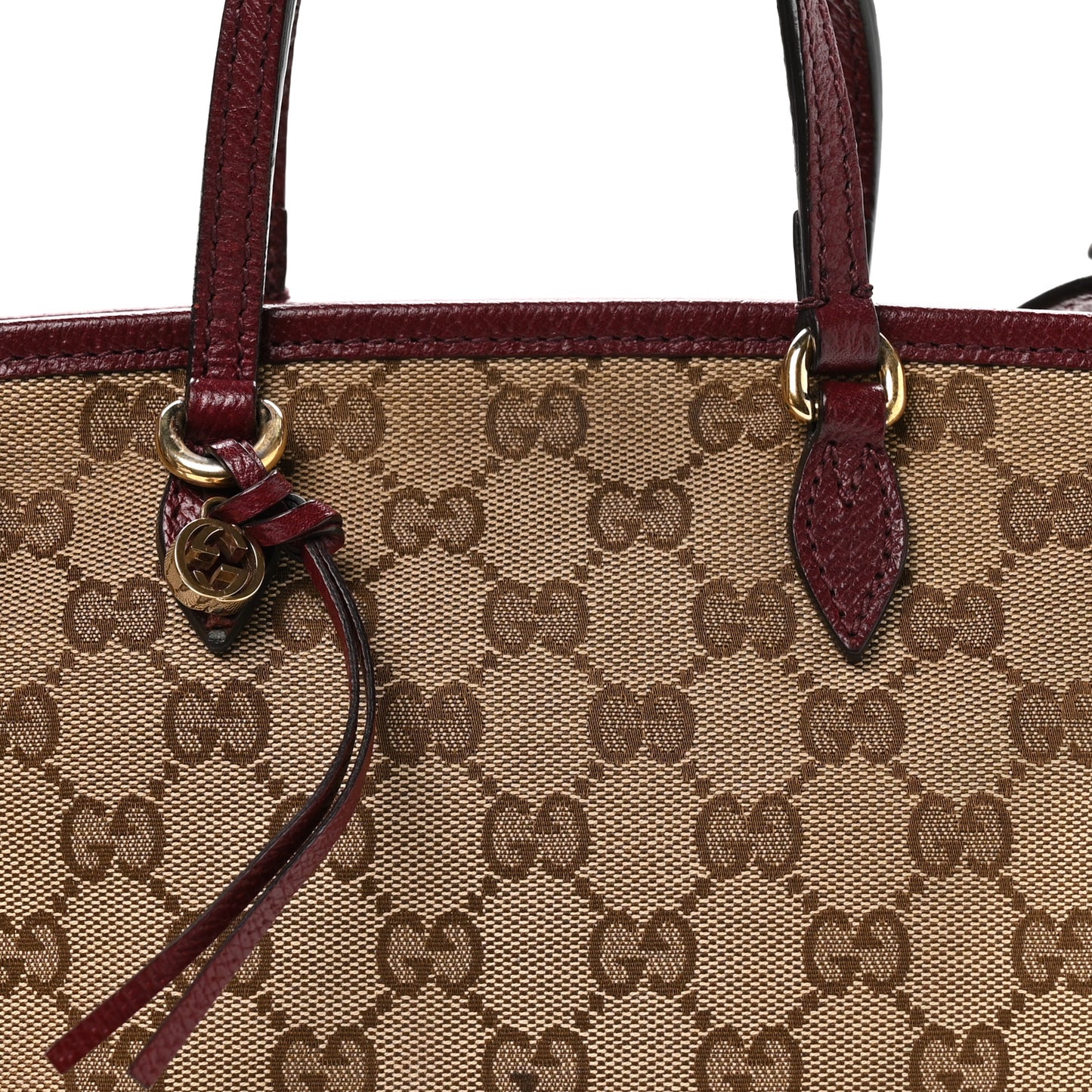 Monogram Small Bree Tote Red
