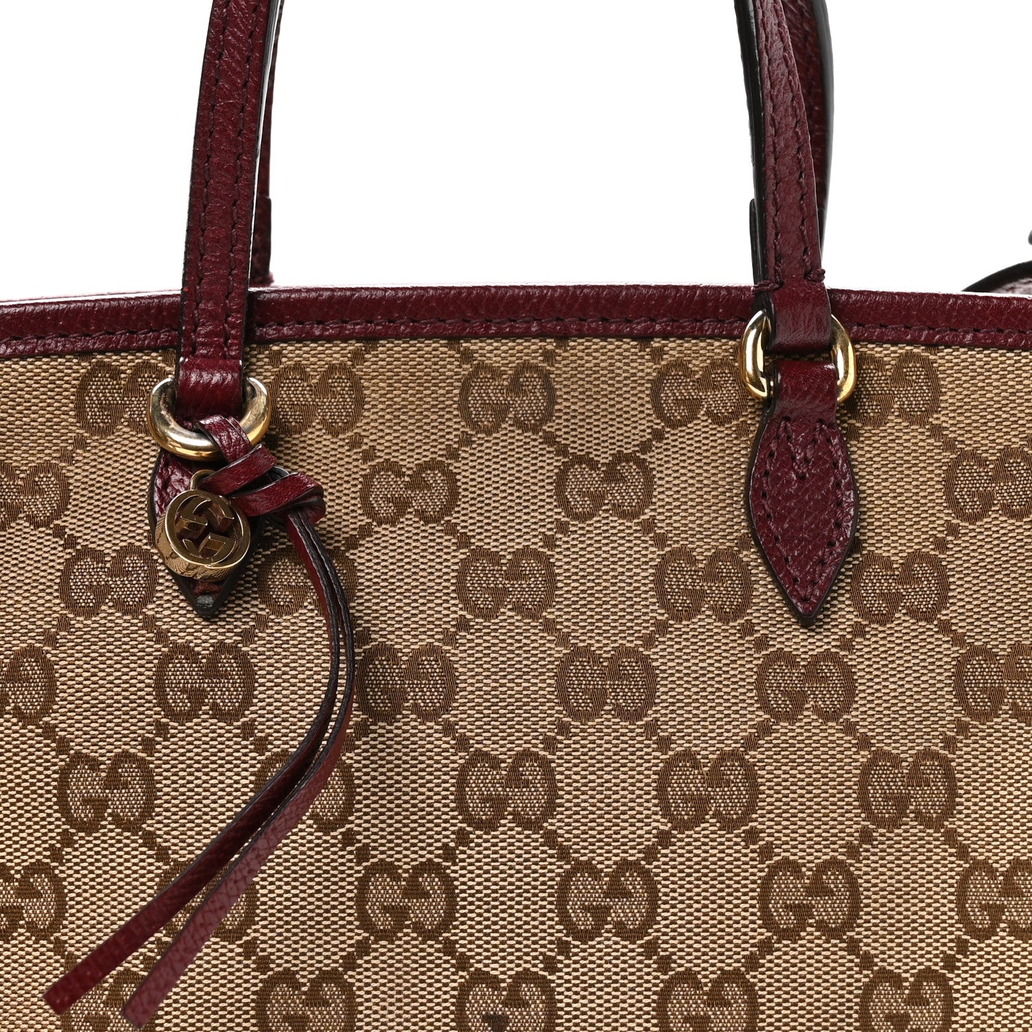 Gucci Monogram Small Bree Tote Red 8 of 10