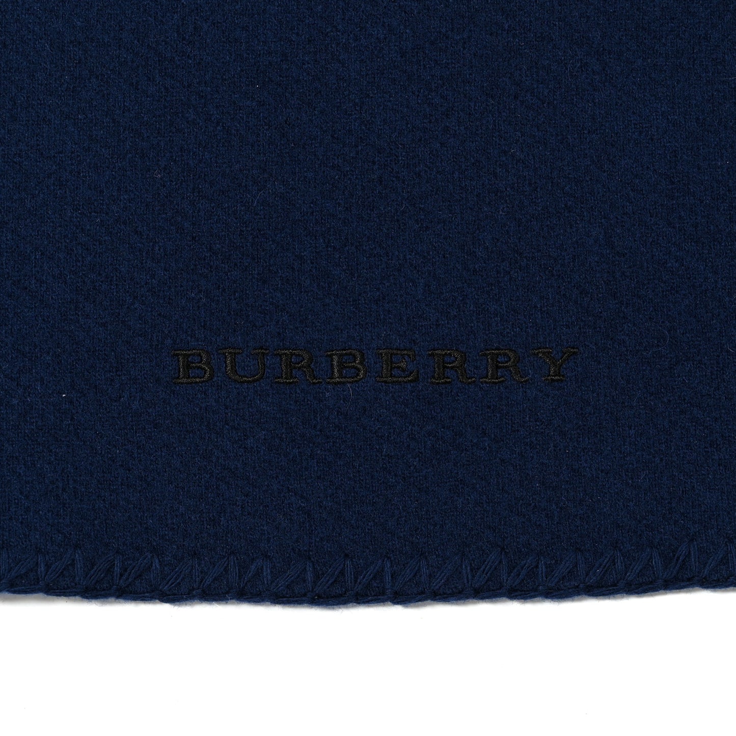 Felted Fringe Scarf Navy