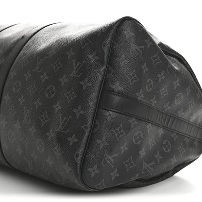 Louis Vuitton Monogram Eclipse Keepall Bandouliere 55 8 of 11