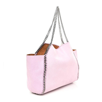 Stella McCartney Shaggy Deer Falabella Reversible Tote Brown Pink 9 of 15